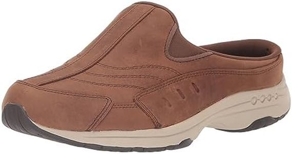 Easy Spirit Women's Traveltime 698 Mule, Medium Natural Leather, 9 Wide