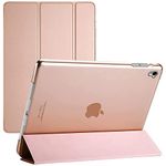 Smart Case For iPad 10.2-Inch 9th/8th/7th Generation 2021/2020/2019 with Auto Wake/Sleep Magnetic Lightweight Protective tablet cover (Rose Pink)…