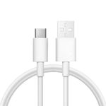 Vivo Flash USB Type C Mobile Data Charging Cable for Vivo V30/V29/V28/V27/V25/V23e/V23 pro/V21 5G/Iqoo Neo 9 pro/12 5G/Neo 7 pro/Z7/Z7S/Z6 Lite/11/Z6 44W/T2/Iqoo 9, 80W USB-C Y Series Support- White