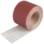 Shineboc Sandpaper Roll 60 Grit, 93mm x 10m Emery Cloth Sanding Rolls for Wood Metal Stainless Steel Hand Sanders