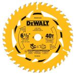 DEWALT Circular Saw Blade, 6 1/2 Inch, 40 - Tooth (DWA261240)