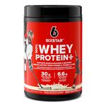 Whey Protein Powder, Six Star 100% Whey Protein Plus, Whey Protein Isolate & Peptides, Lean Protein Powder for Muscle Gain, Whey Isolate Protein Shake, Vanilla, 2 lbs