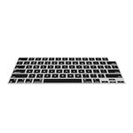 kwmobile Keyboard Cover Compatible with Apple Macbook Air 13.6 M3 2024 A3113 - Keyboard Cover US English QWERTY - Black