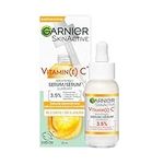 Garnier Vitamin C Serum, With 3.5% Niacinamide + Salicylic Acid, Evens, Smoothens and Brightens Skin, Reduces Spots, For All Skin Types Even Sensitive Skin, Vegan Formula, Skin Naturals, 30 ml