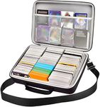 Card Deck Case for Trading Cards, Card Storage Box Holder for Magic The Gathering Booster/for Cards Against Humanity/for CAH TCG MTG Commander/for Yugioh/Football/Topps Sports Collectible Cards(Grey)