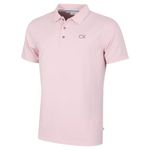 Calvin Klein Mens Central Eco Polo Shirt - Baby Pink - XL