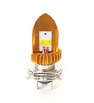 A2D® 30271 W-Y Dual Color 12V DC 30W Full Cobe H4 / HS1 with 6000K 3000K Ultra Scooter LED Headlight Bulb Replacement KIT High-Low Beam White Yellow for TVS X Electric Scooter