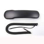 The VoIP Lounge Handset Receiver with Curly Cord for Nortel Norstar T7000 Series Business Phone T7100 T7208 T7316 T7316E and M3900 Series M3904 M3903 Charcoal Black (See Full Description Below)