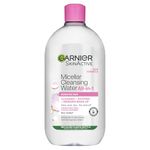 Garnier Micellar Cleansing Water, Gentle face Cleanser & Makeup Remover, Fragrance-Free, Vegan Formula, Suitable For All Skin Types, Even Sensitive, Skin Active, 700ml