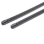 2Pcs Car Auto Rubber Wiper Blade Refills For Metal Wiper 26" 8mm Refill Front Rear Windscreen Wipers