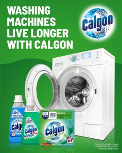 Calgon Washing Machine Cleaner Tablets – 65 Count