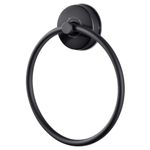 Towel Ring JOMOLA Suction Cup Bathroom Towel Holder Stainless Steel Hand Towel Storage Hanger for Kitchen Shower Bath Towel Rack Bathroom Accessories Wall Mounted Matte Black