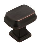 Amerock BP55340-Orb Revitalize Collection Rectangle Knob, Oil Rubbed Bronze