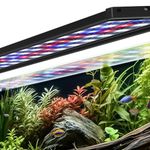 AQQA Full Spectrum Aquarium Light Plant Fish Tank Light with Timer 14 Colors Adjustable Waterproof LED Fish Light for Freshwater & Saltwater Tank 39-47 Inch (35W)