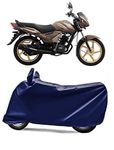 R RAYVIN STAR® Imported Quality Two Wheeler Cover for All Models of TVS Star City Including BS6 Model with Ultra Surface Body Protection (Navy Blue)