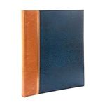 Kenro Grace Classic Photo Album for 300 Photos 6x4 / 10x15cm Navy Blue Faux Leather Slip-In Pages and Memo Space - KD111UE