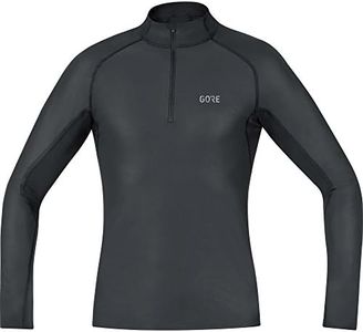 GORE WEAR Mens Gore Windstopper Base Layer Thermo Turtleneck Black XL