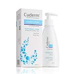 Cuderm Lotion 300ml Alcohol Free Moisturiser for Dry Skin, Eczema on Body | Colloidal Oatmeal | Hypoallergenic | Vegan | Unscented | Steroid Free | SLS Free | Cruelty Free