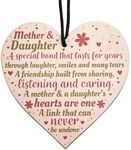 Mom Birthday Gifts from Daughter Gifts for Mom Mother Daughter Ornament Gifts for Mama Daughter Gifts from Mom and Daughter Ornament Keepsake Engraved