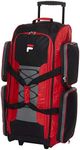 Fila 32" Large Lightweight Rolling Duffel Bag, Red, One Size