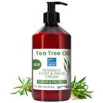 Tea Tree Repair Cream for Feet, Hands and Nails: Moisturising Cream, Foot Deodorant, Soothing Balm, Skin Protector, Cracked Heels and Calluses Repair Cream - 250 ml