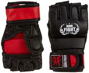 Ceela Sports RF-TPGG-12L MMA Gloves, Large/X-Large (Black/Red)