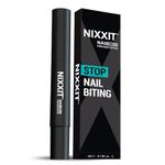 NIXXIT Nail Biting Treatment for Adults - Stop Nailing Biting Pen and Thumb Sucking for Adults & Children - Non Glossy Bitter Taste - Safe & Effective Solution - USA Made
