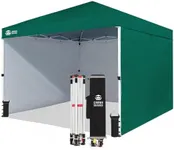 CROWN SHADES 10X10 Comercial Instant Canopy Pop Up Tent Patended Center Lock with 4 Sidewalls