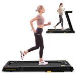 AIRHOT Walking Pad Treadmill,3.0HP Under Desk Treadmill for Home Office,3 in 1 Portable Folding Treadmill with Remote Control & LED Touch Display 300 lbs Weight Capacity