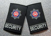 sia licensed security officers badged epaulettes for shirt, stab vest, coat, fleece.