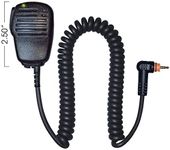 Klein Electronics Veteran-M8 Amplified Compact Speaker Mic for The Motorola TLK100 SL Series Radios | Battery Powered Amplifier (Works with M8 Connector pin)