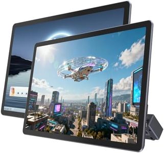 Kaskawise 14" 4K Android 13 Portable Car TV Headrest Monitor Tablet for Back Seat with 5G WiFi and Bluetooth, IPS Touch Screen Video Player,Support Phone Control,Airplay,HDMI,SD,USB,4G+64GB