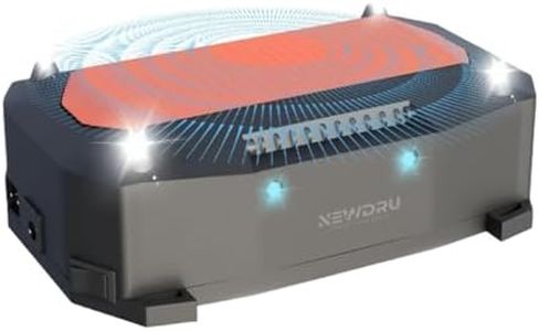 NEWDRU Ultrasonic Rat Repellent For Car-Rodent Repellent With 4 Strobe Lights|Car & Bike Engine Wire Protection Device|Permanent Rat, Mouse & Squirrel Control|Safe, Eco-Friendly- Red,Solid