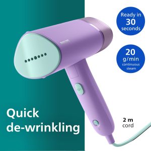 Philips 3000 Handheld Garment Steamer – Purple