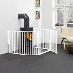 BabyDan Flex Hearth Gate White