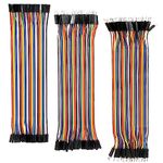 Jumper Wires kit, 3 x 40 pcs, Multicolored Dupont Wire, Male to Female, Male to Male, Female to Female,Breadboard Jumper Wires Cables Kit Compatible with Arduino (3)