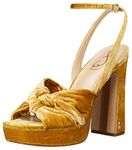 Sam Edelman Women's Kristen Platform Sandal, Saffron, 8 UK