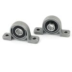 DollaTek 2PCS Bore 8mm Inner Pillow Block Mounted Insert Bearing for 3D Printer CNC Engraver Mill