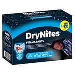 Huggies 4-7 Years DryNites Pyjama Pants Spiderman 30 per Pack, White