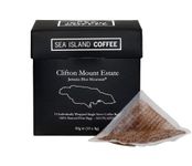 Jamaica Blue Mountain - 10 Single Use Coffee Bags - Sea Island Coffee - 100% Authentic Blue Mountain Ground Coffee