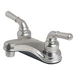 Builders Shoppe 2000BN RV Mobile Home Non-Metallic Centerset Lavatory Faucet Brushed Nickel Finish