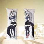 Anime Dakimakura Helluva Boss Loona Body Pillow Cover, Double-Sided Pillowcase, 150 x 50 cm (A)