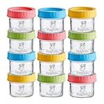 PandaEar (12 Pack) Glass Baby Food 