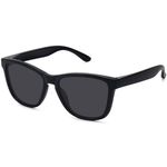 MEETSUN Polarized Sunglasses for Women Men Classic Retro Designer Style (Black, 54)