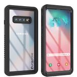 Punkcase S10 Waterproof Case [Extreme Series] [Slim Fit] [IP68 Certified] [Shockproof] [Dirtproof] [Snowproof] Armor Cover Compatible W/Samsung Galaxy S10 [Black]