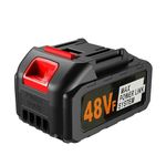 Rexmon 48V MAX Li-Ion Battery New Cordless Compact Power Tool Batteries All Cordless Power Tools Like Cordless Car Washer, Cordless Drill Machine (48V Max Power Link System)