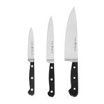 ZWILLING J.A Henckels International 31425-000 Classic Starter Knife Set, 3-Piece, Black/Stainless Steel