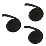 Toddmomy 3 Rolls High Felt Gasket Smoker Door Seal Smoker Gasket Felt Bbq Gasket Smoker Seal Bbq Seal Tape Rated Bbq Smoker Gasket Outdoor Grill Ktape Washers Flame-retardant Seal Dedicated