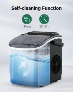 Silonn Countertop Ice Maker – Portable, Compact Ice Machine