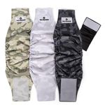 Pet Parents Premium Washable Belly Bands for Male Dogs & Extendrs, (3pack) of Dog Diapers Male, Male Dog Wraps, High Absorbing Male Dog Diapers, Camo, Medium Male Dog Belly Bands